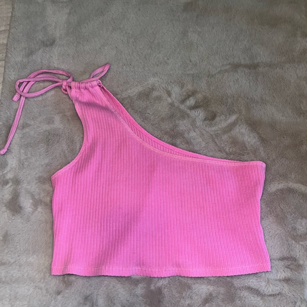Aerie hot pink summer crop top